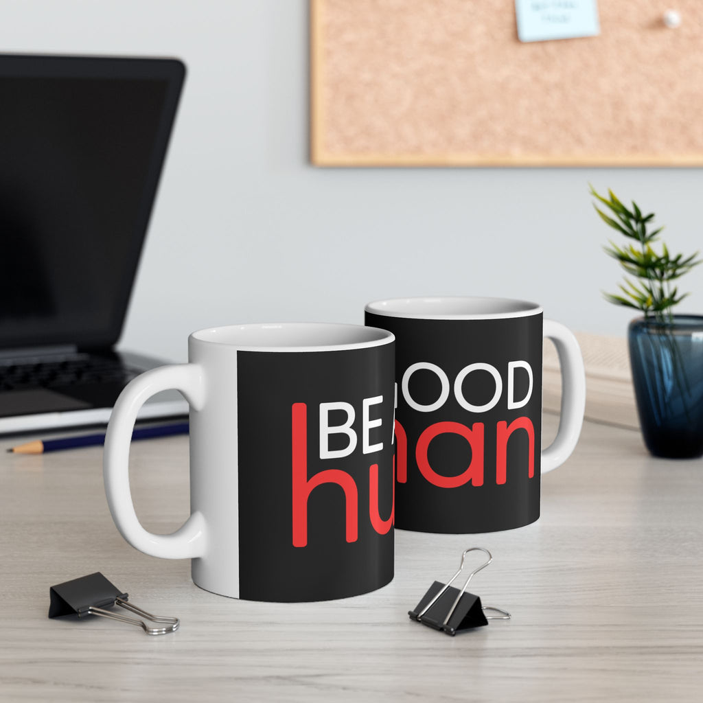 Be a Good Human Mug — Black