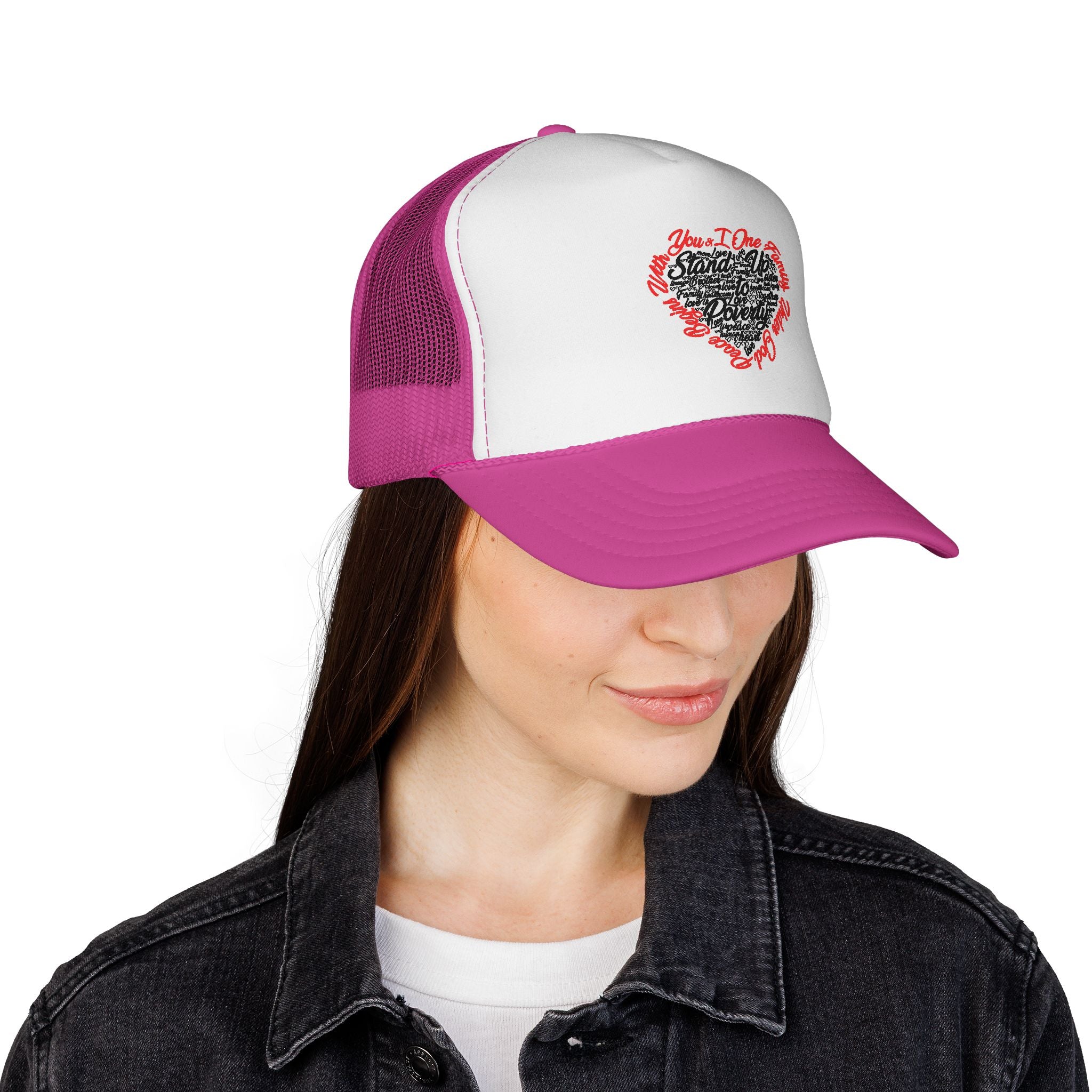 Stand Up To Poverty Trucker Hat