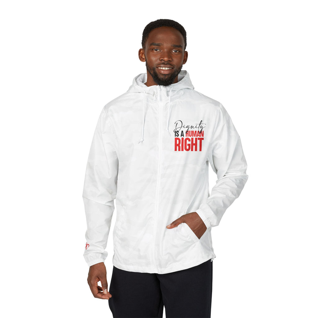 Dignity Is A Human Right Windbreaker