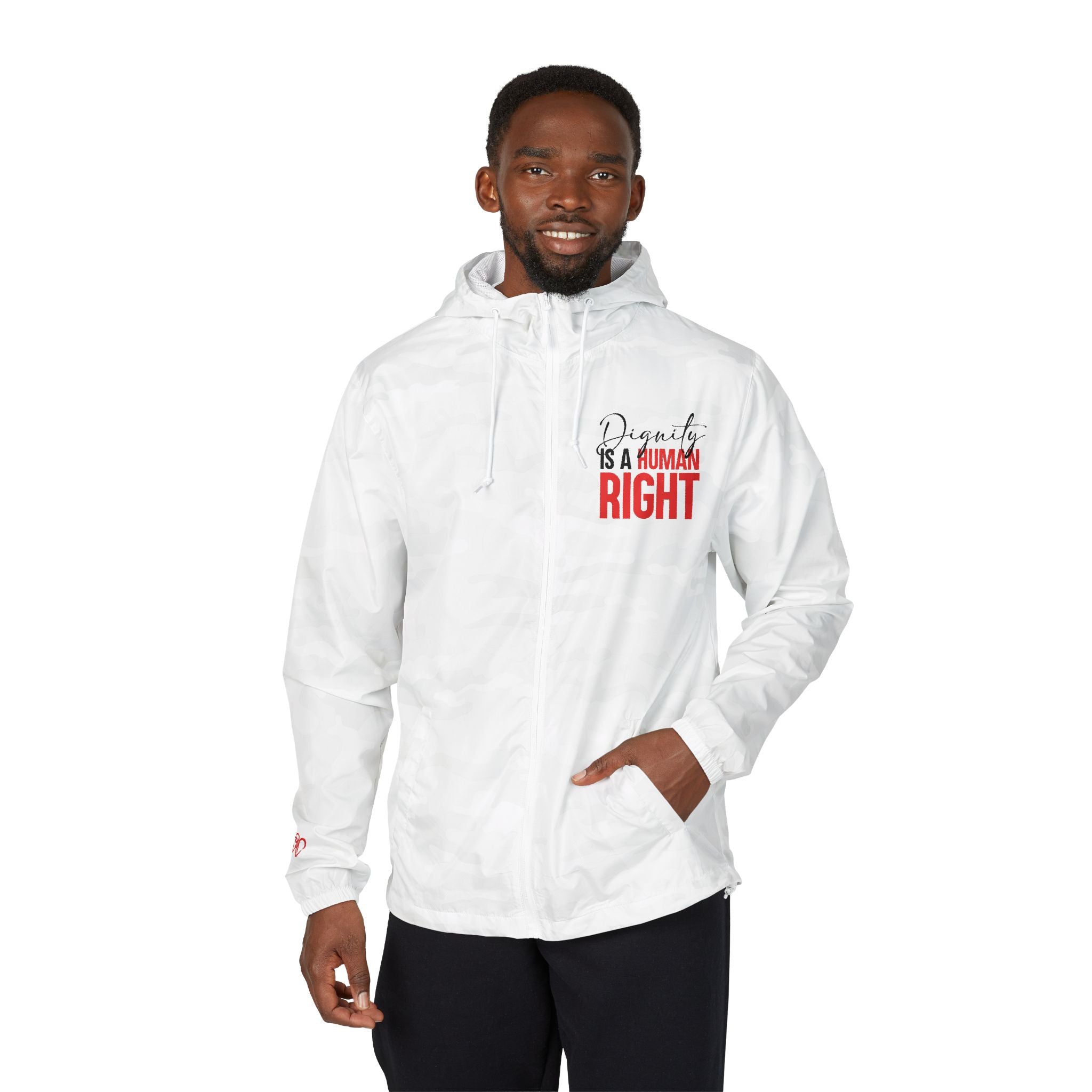 Dignity Is A Human Right Windbreaker