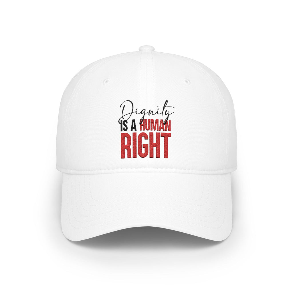 Dignity Is a Human Right Baseball Cap — Light