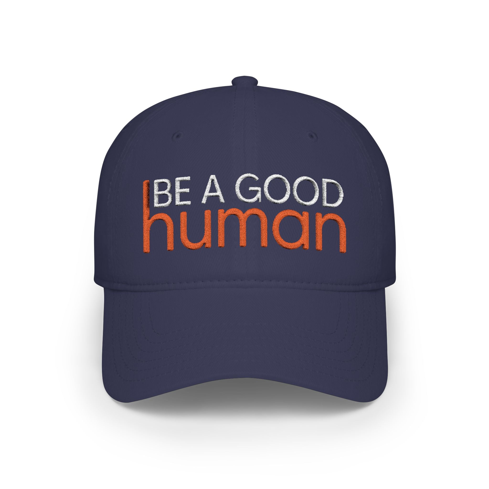 Be A Good Human Embroidered Cap - Dark