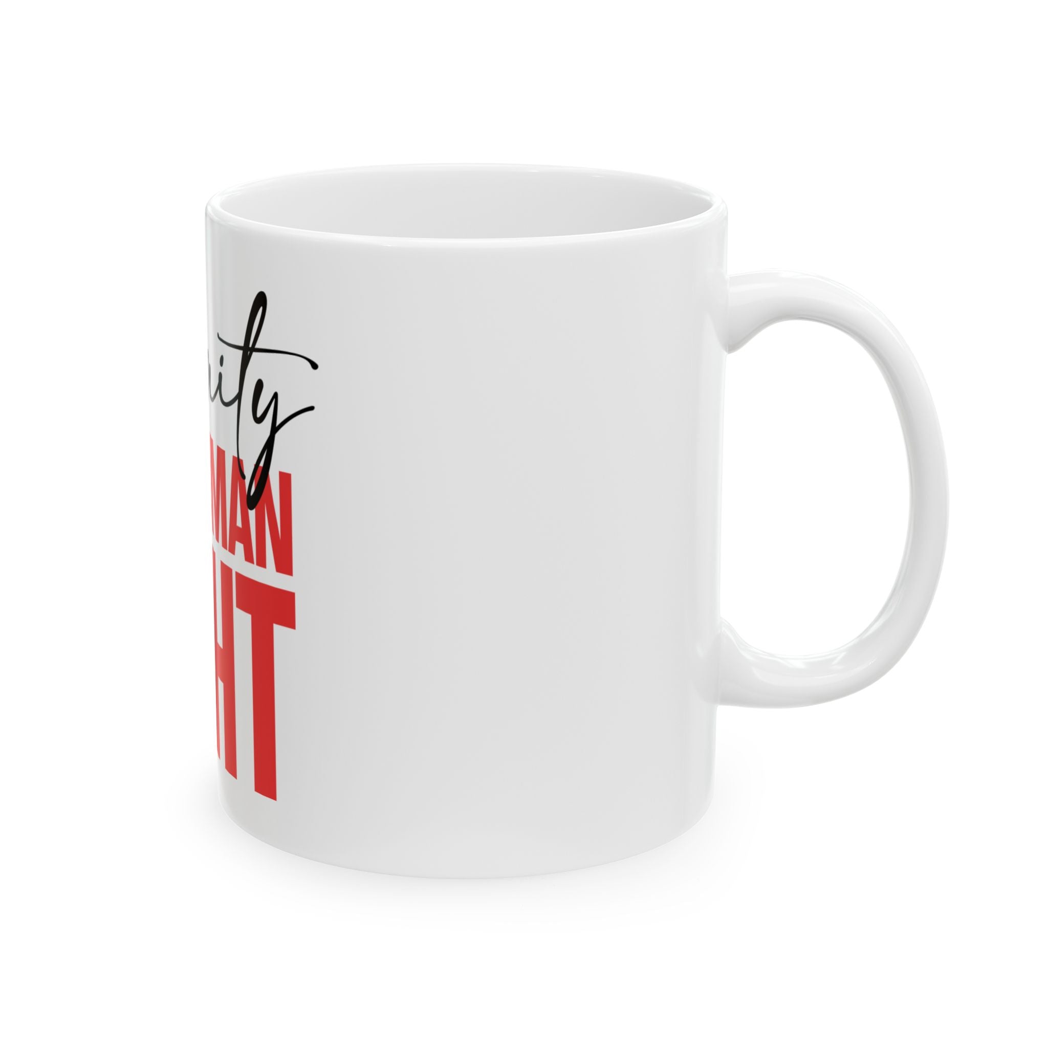 Dignity Is A Human Right Mug — White