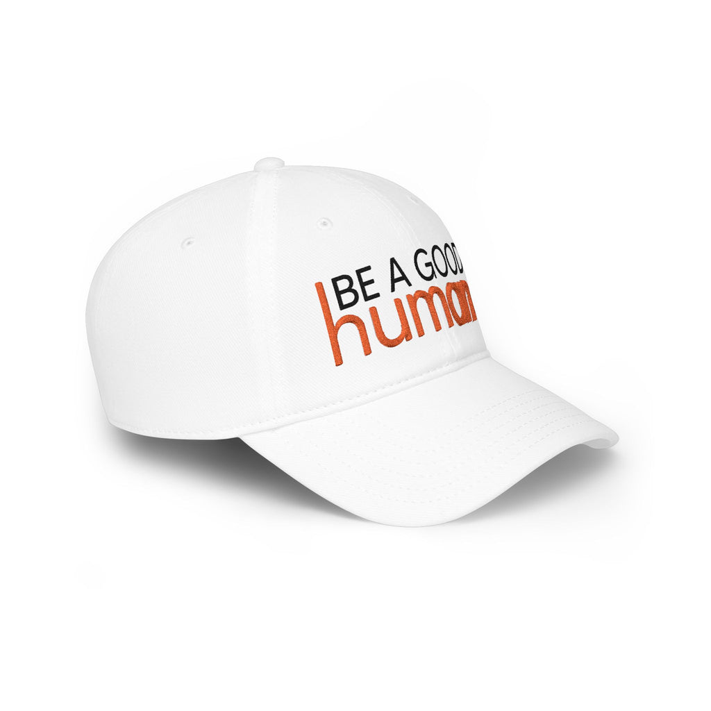 Be A Good Human Embroidered Cap - Light