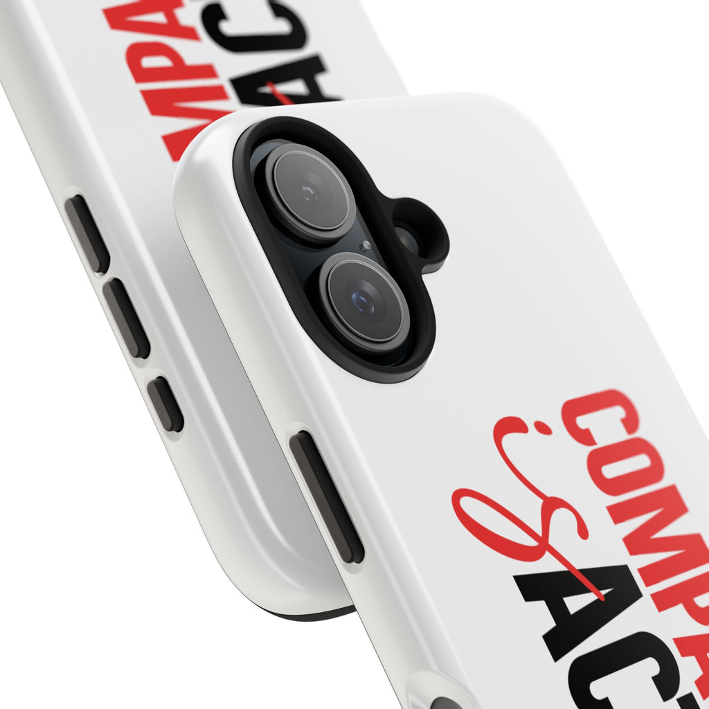 Compassion Is Action iPhone Case — White