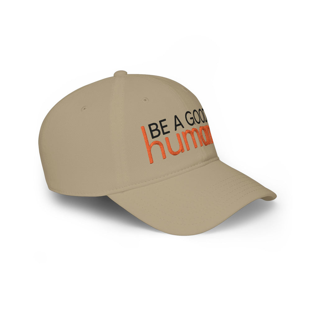 Be A Good Human Embroidered Cap - Light