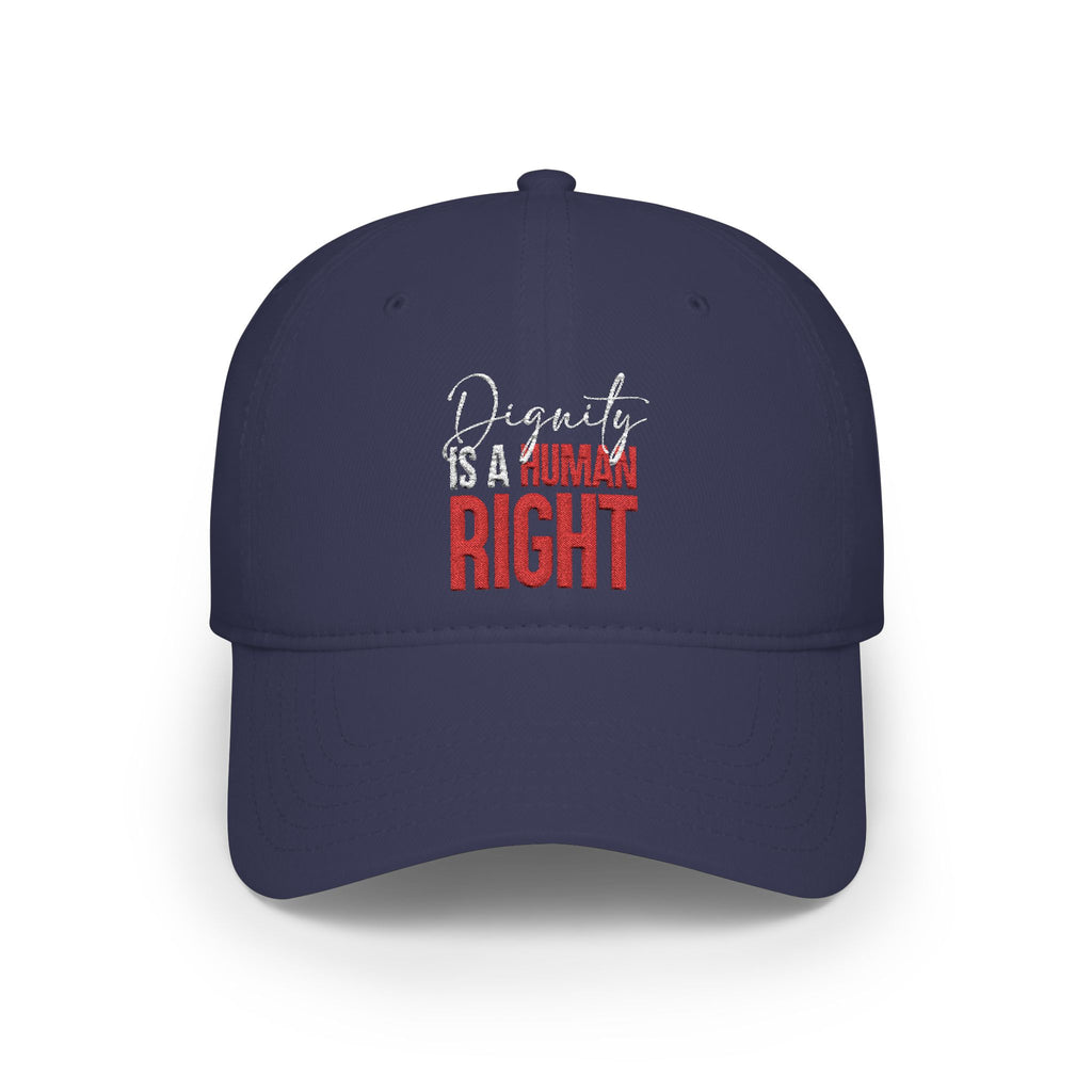 Dignity Is a Human Right Baseball Cap — Dark