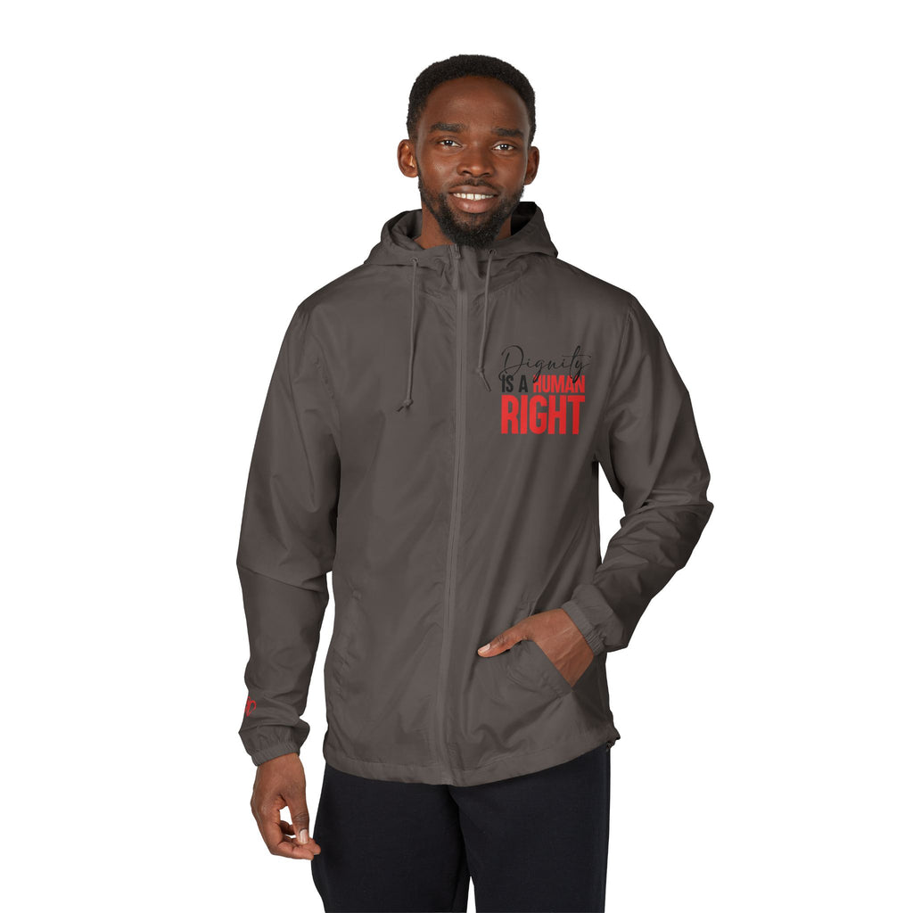 Dignity Is A Human Right Windbreaker