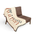 Be a Good Human Woven Blanket