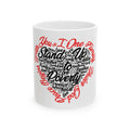 Stand Up to Poverty Mug — White