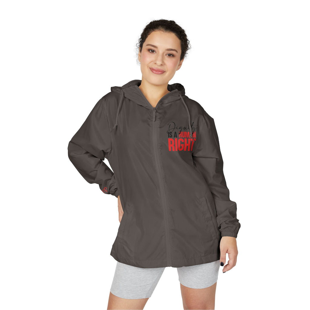 Dignity Is A Human Right Windbreaker