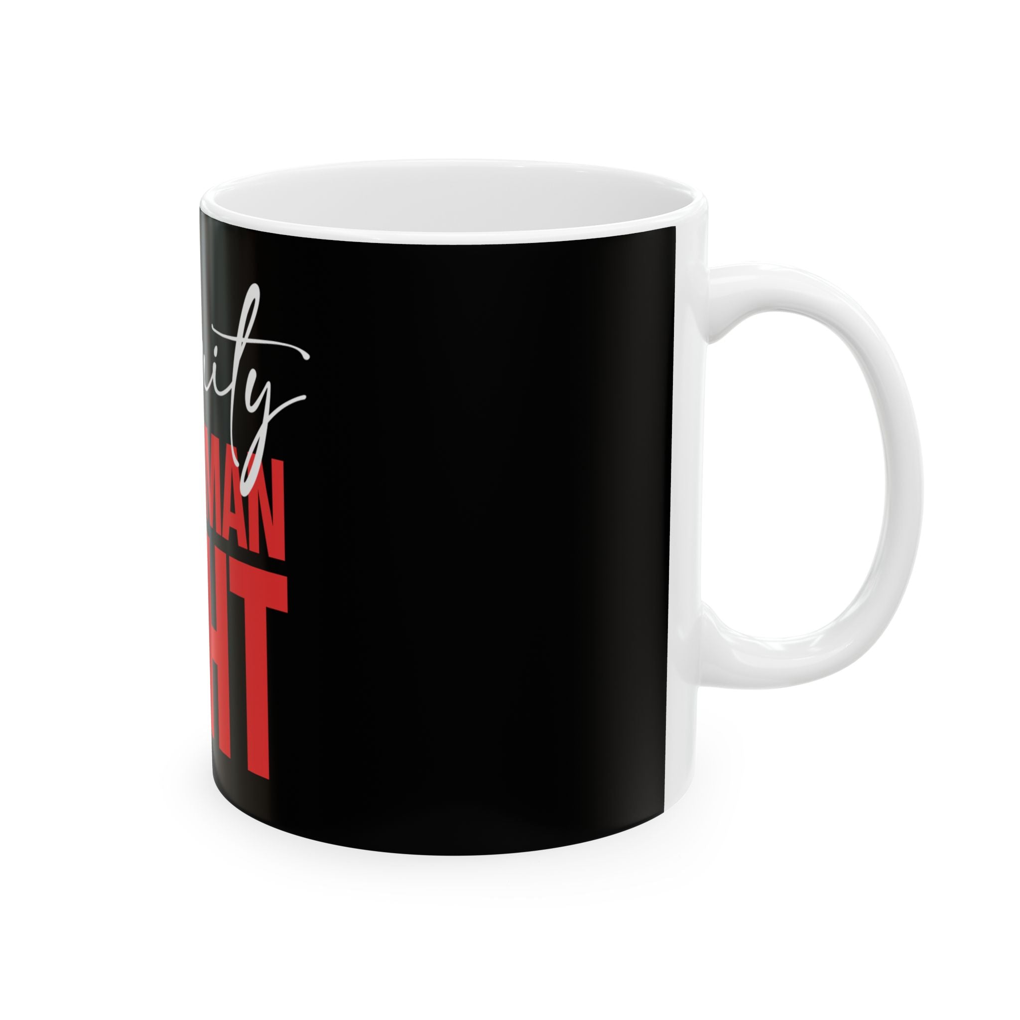 Dignity Is A Human Right Mug — Black