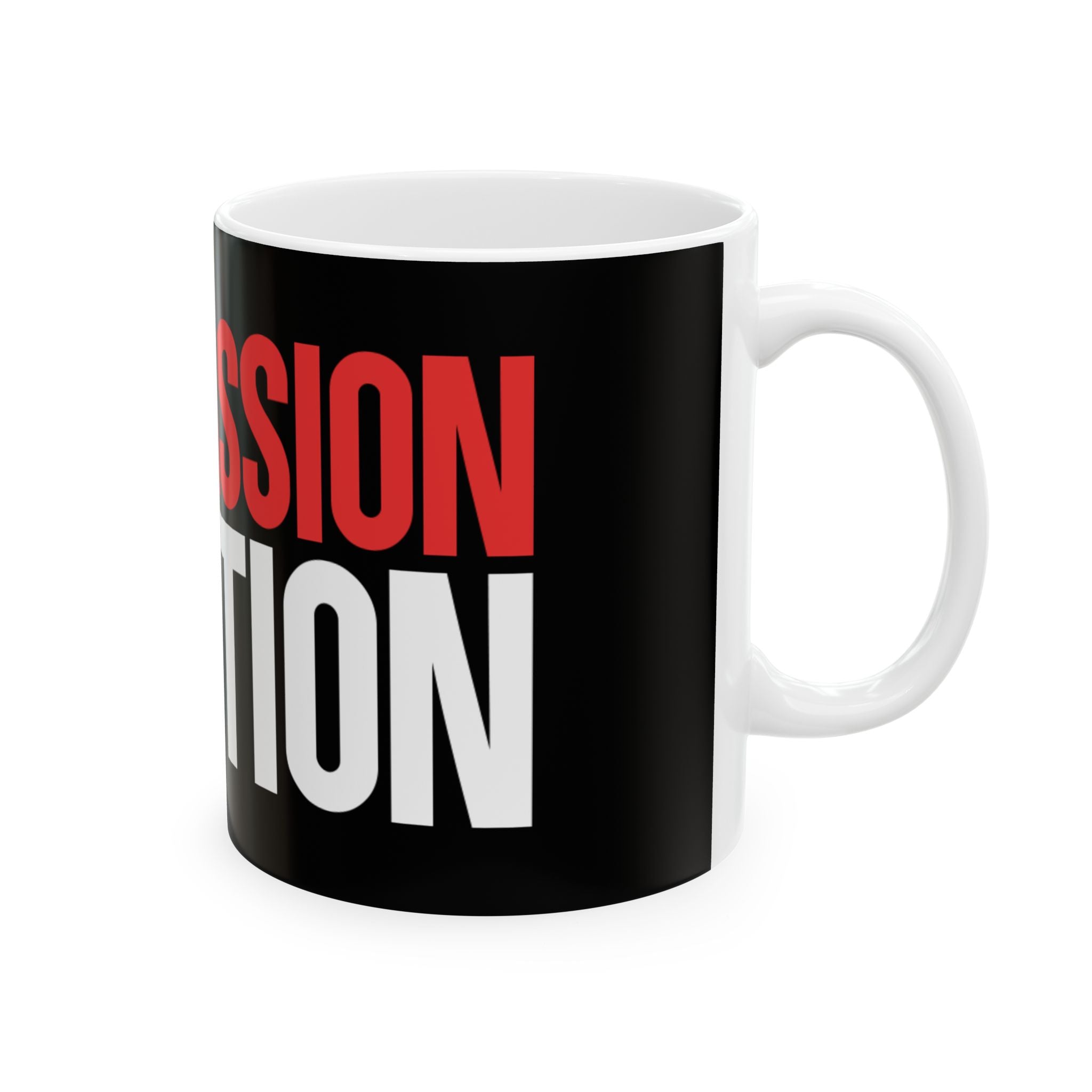 Compassion Is Action Mug - Black