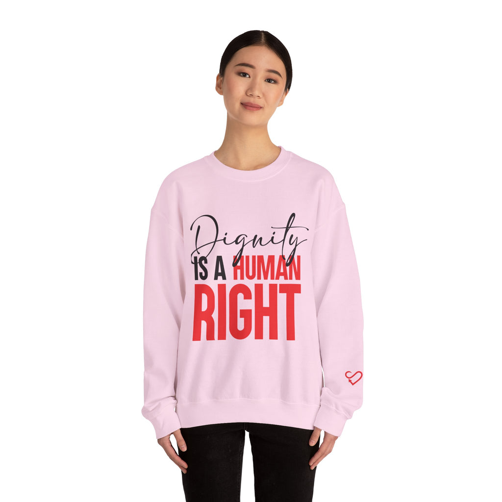 Dignity Is a Human Right Crewneck