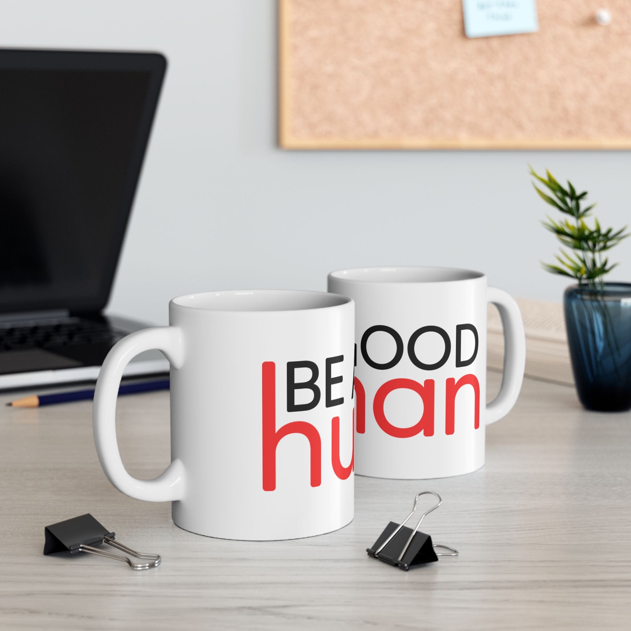 Be a Good Human Mug — White