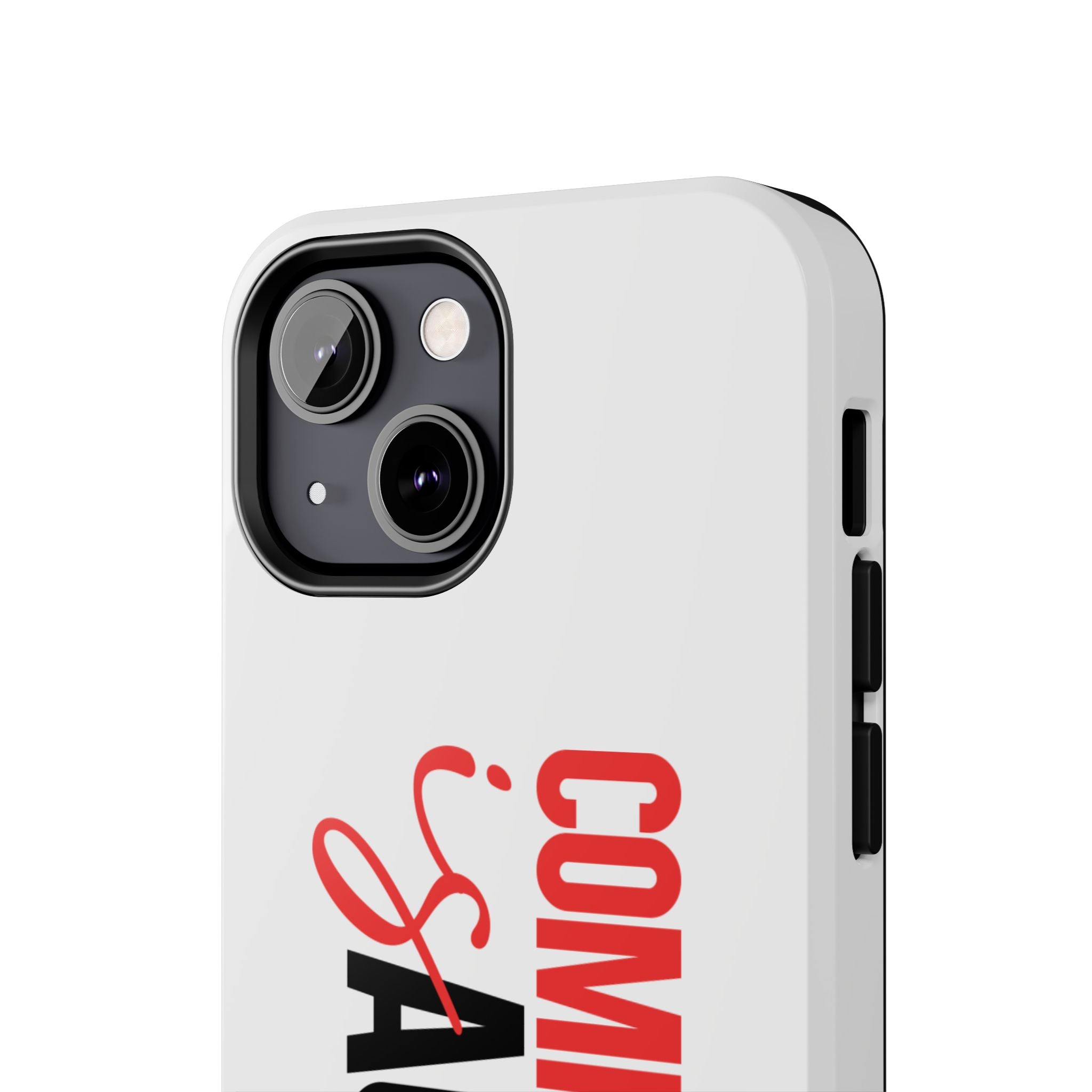 Compassion Is Action iPhone Case — White