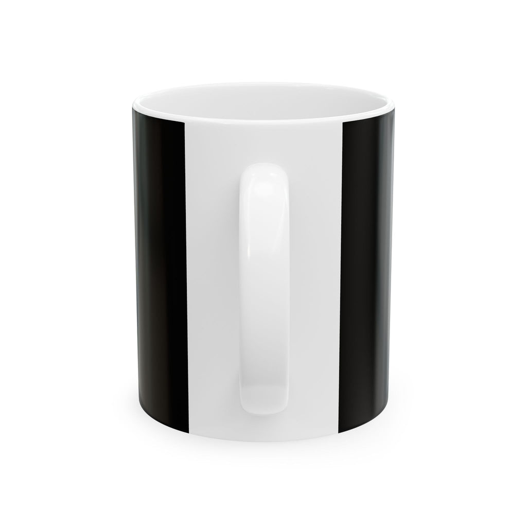 Stand Up to Poverty Mug — Black