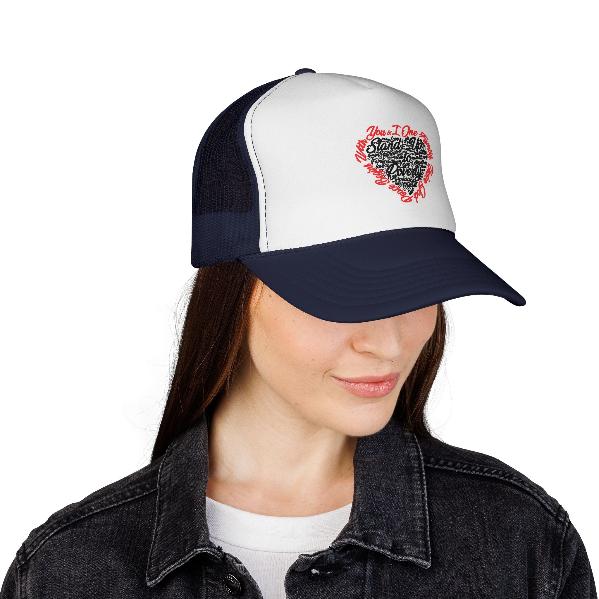 Stand Up To Poverty Trucker Hat