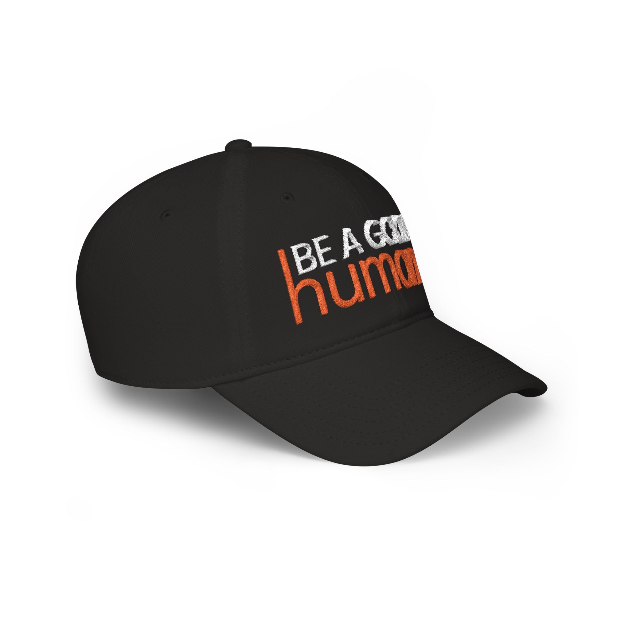 Be A Good Human Embroidered Cap - Dark