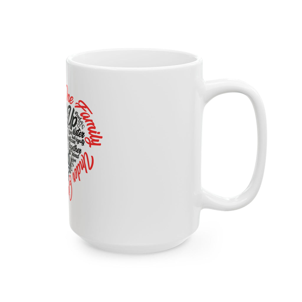 Stand Up to Poverty Mug — White