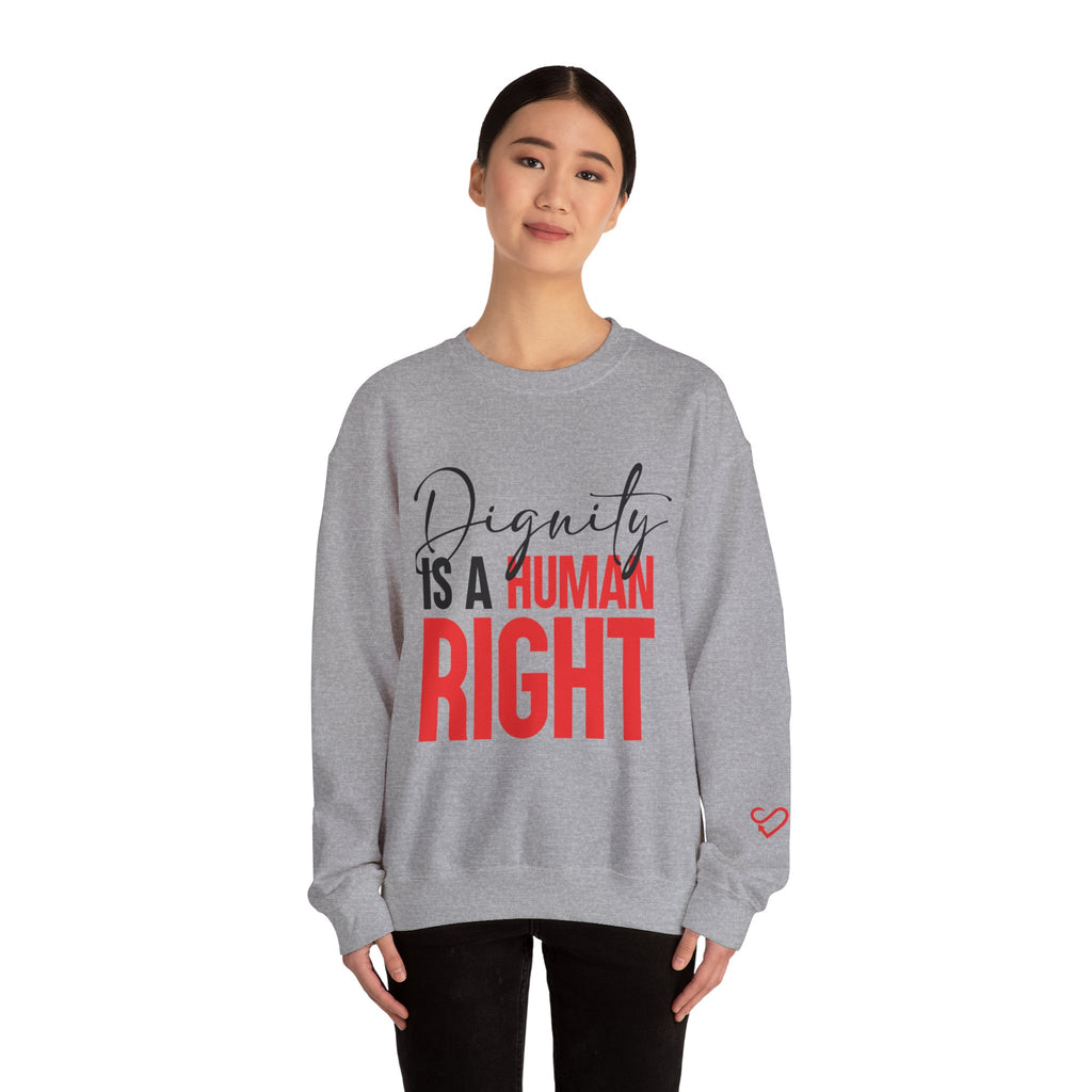Dignity Is a Human Right Crewneck