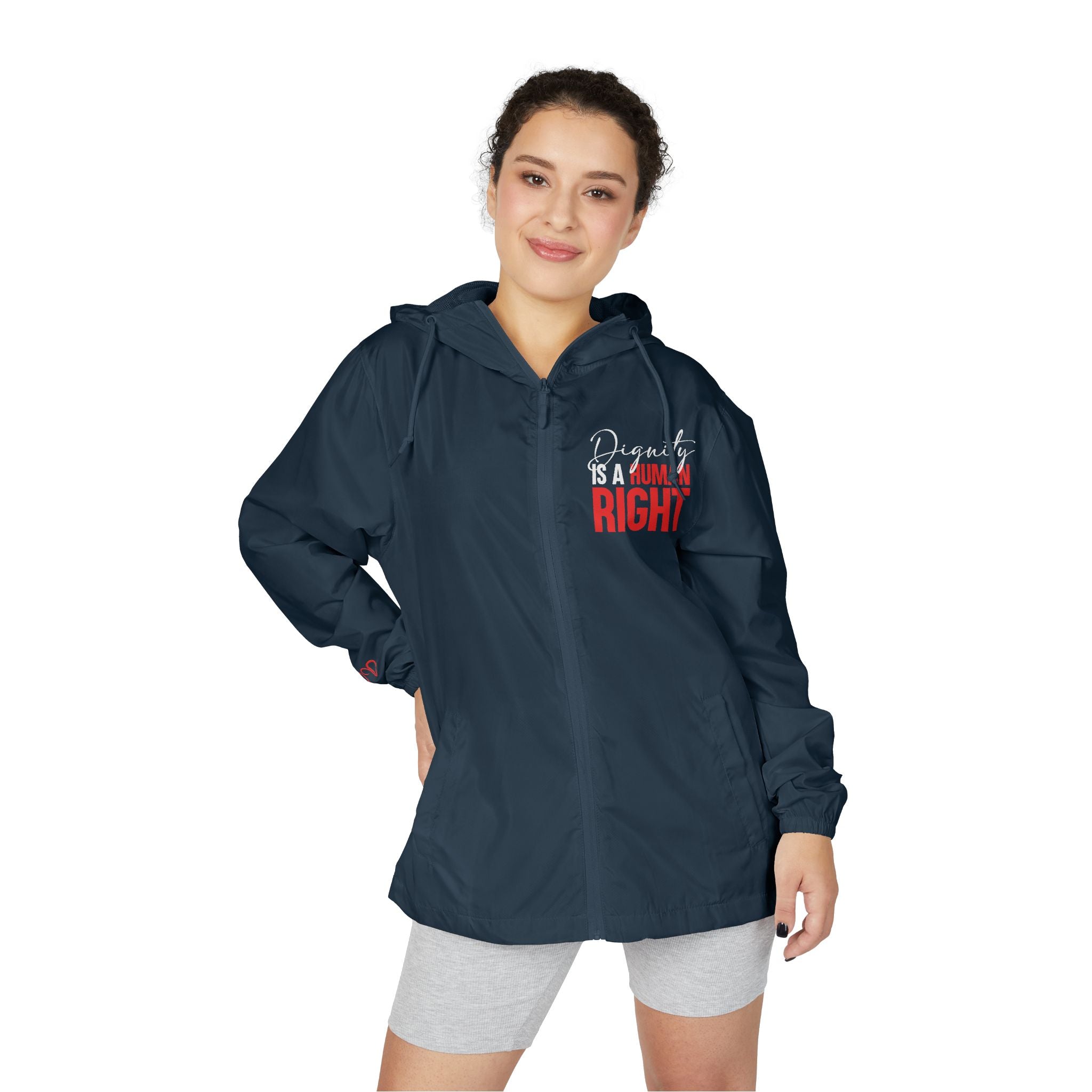 Dignity Is A Human Right Windbreaker