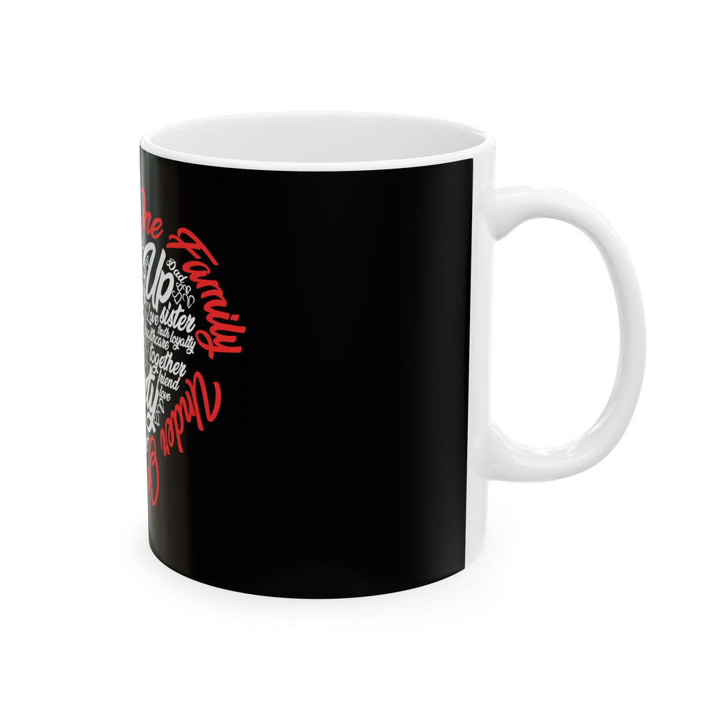 Stand Up to Poverty Mug — Black