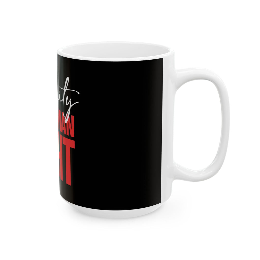 Dignity Is A Human Right Mug — Black
