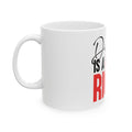 Dignity Is A Human Right Mug — White