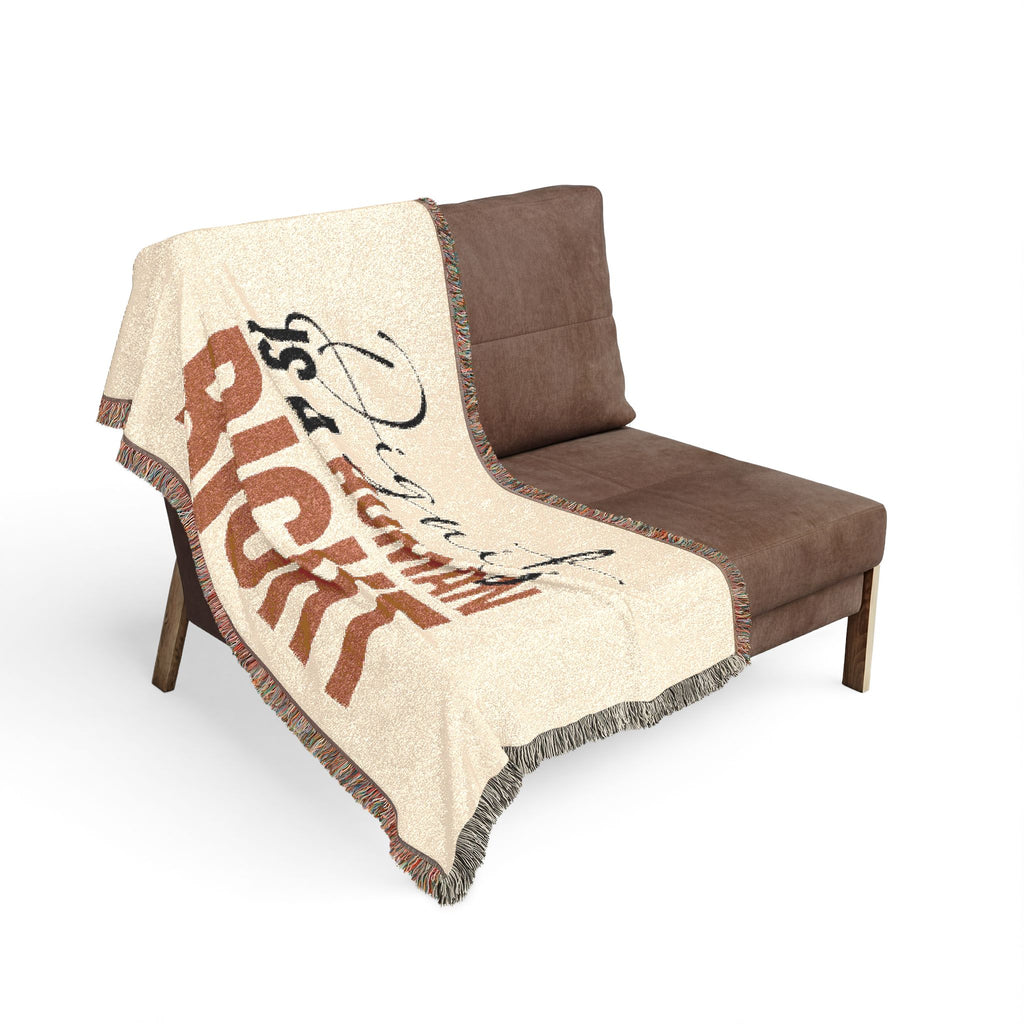 Dignity Is A Human Right Woven Blanket