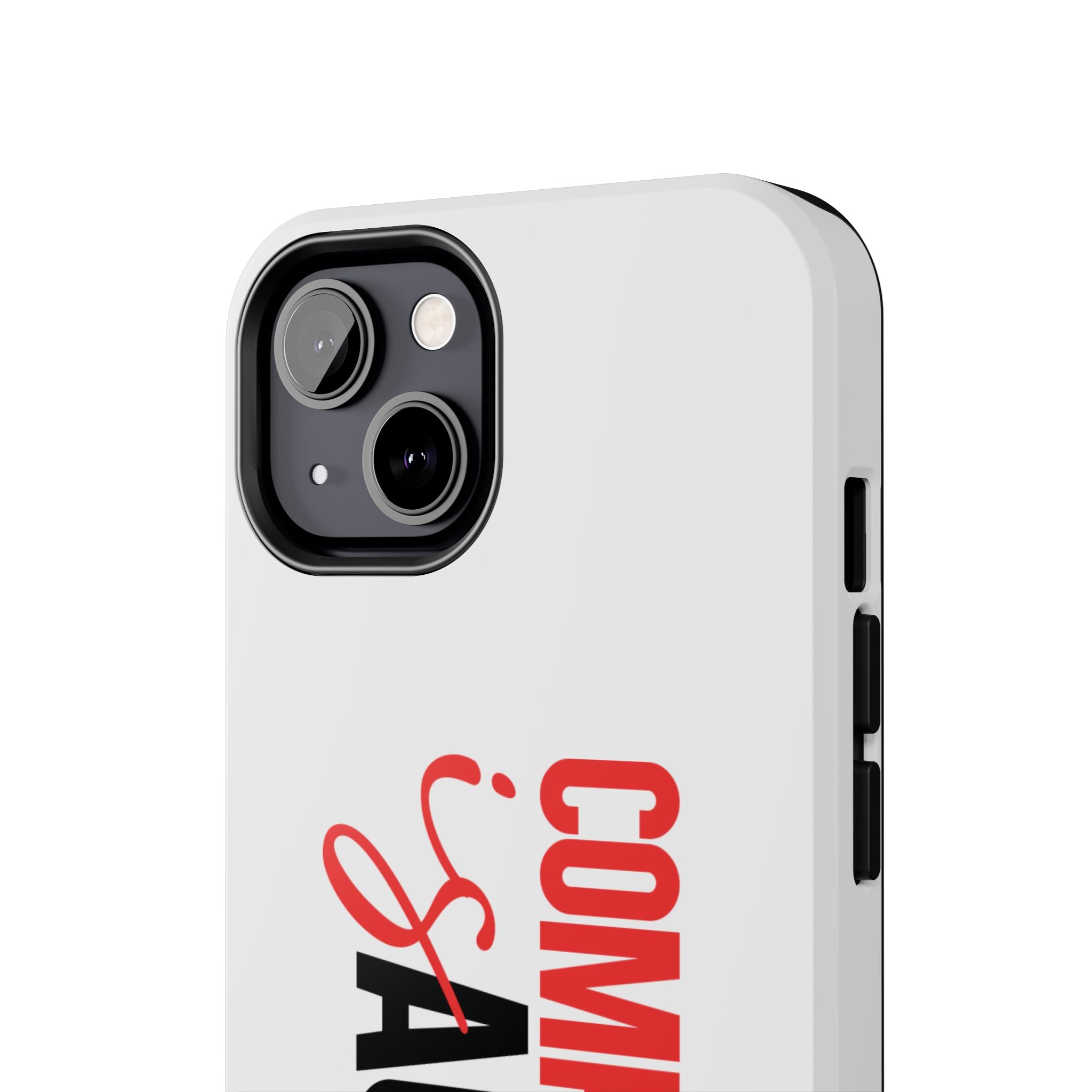 Compassion Is Action iPhone Case — White