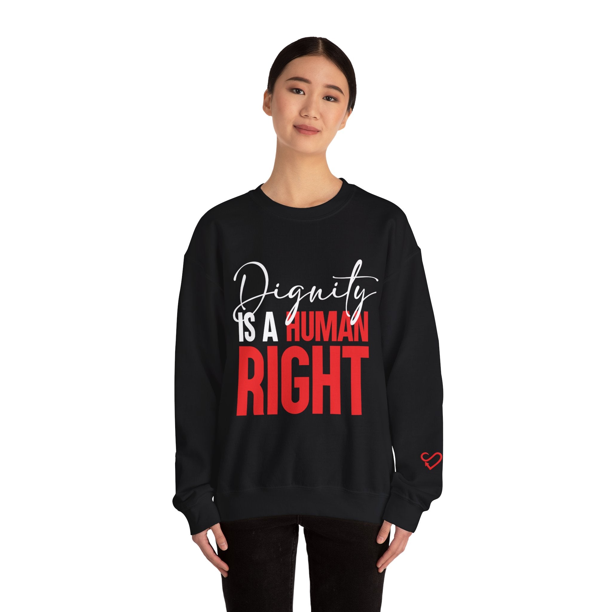 Dignity Is a Human Right Crewneck