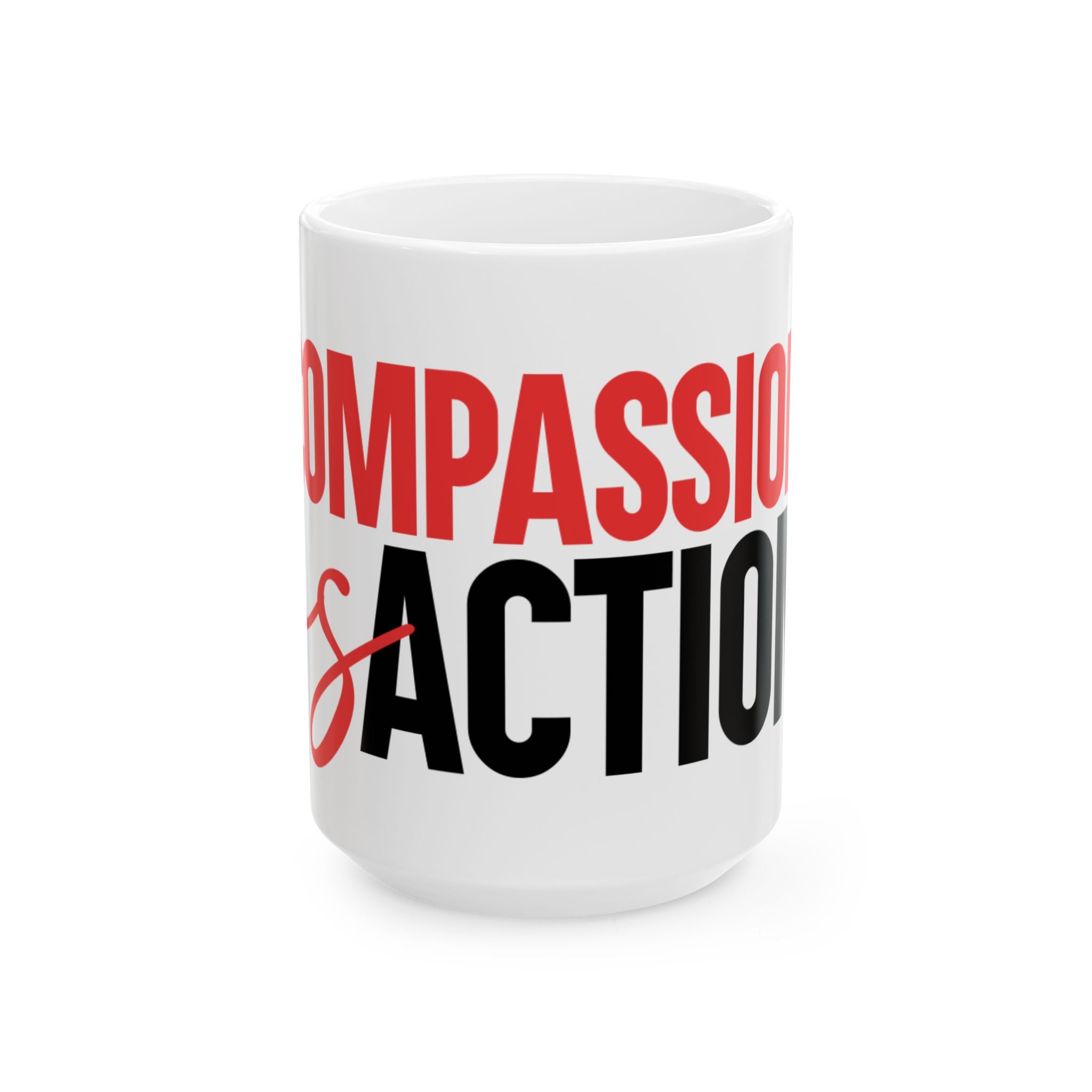 Compassion Is Action Mug - White