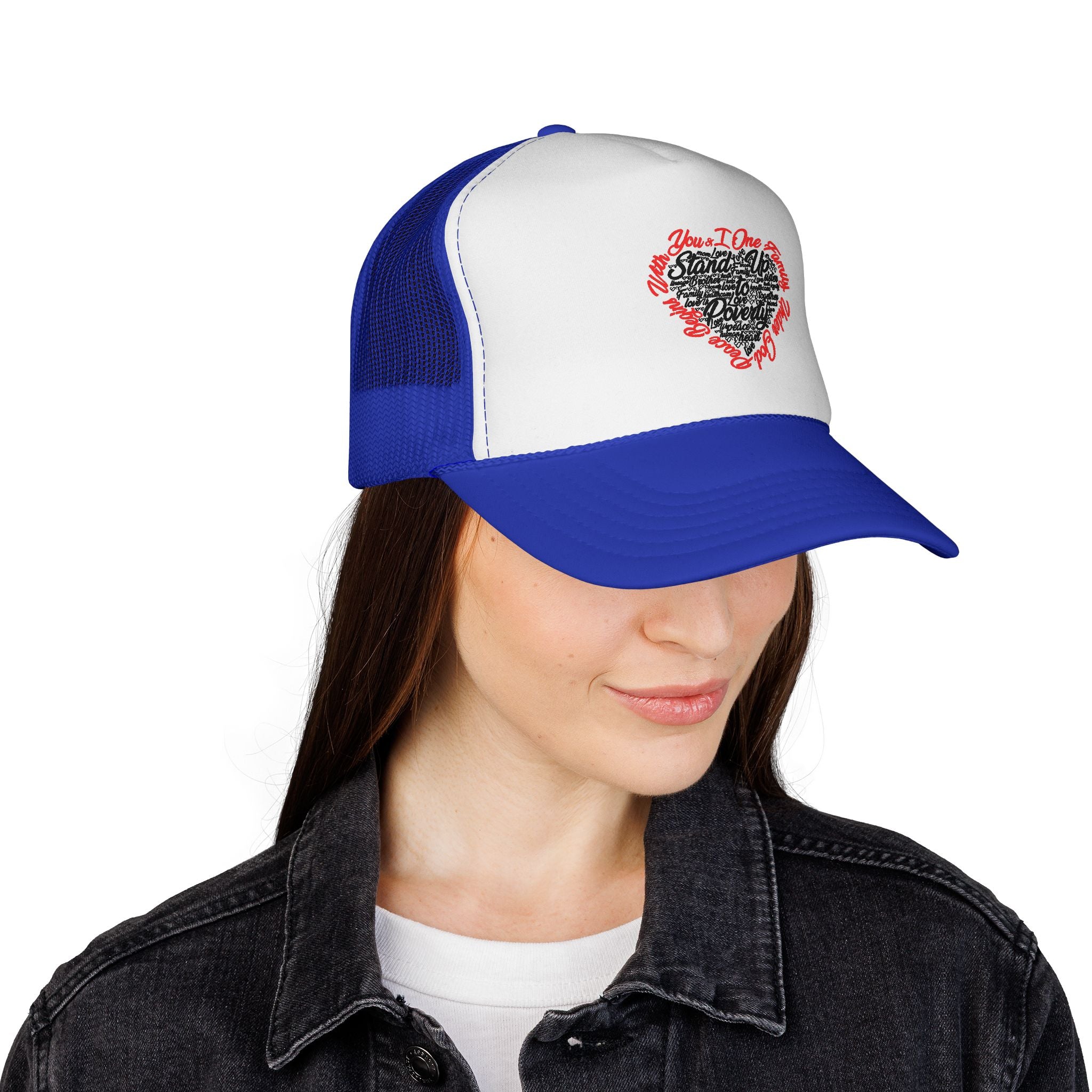 Stand Up To Poverty Trucker Hat