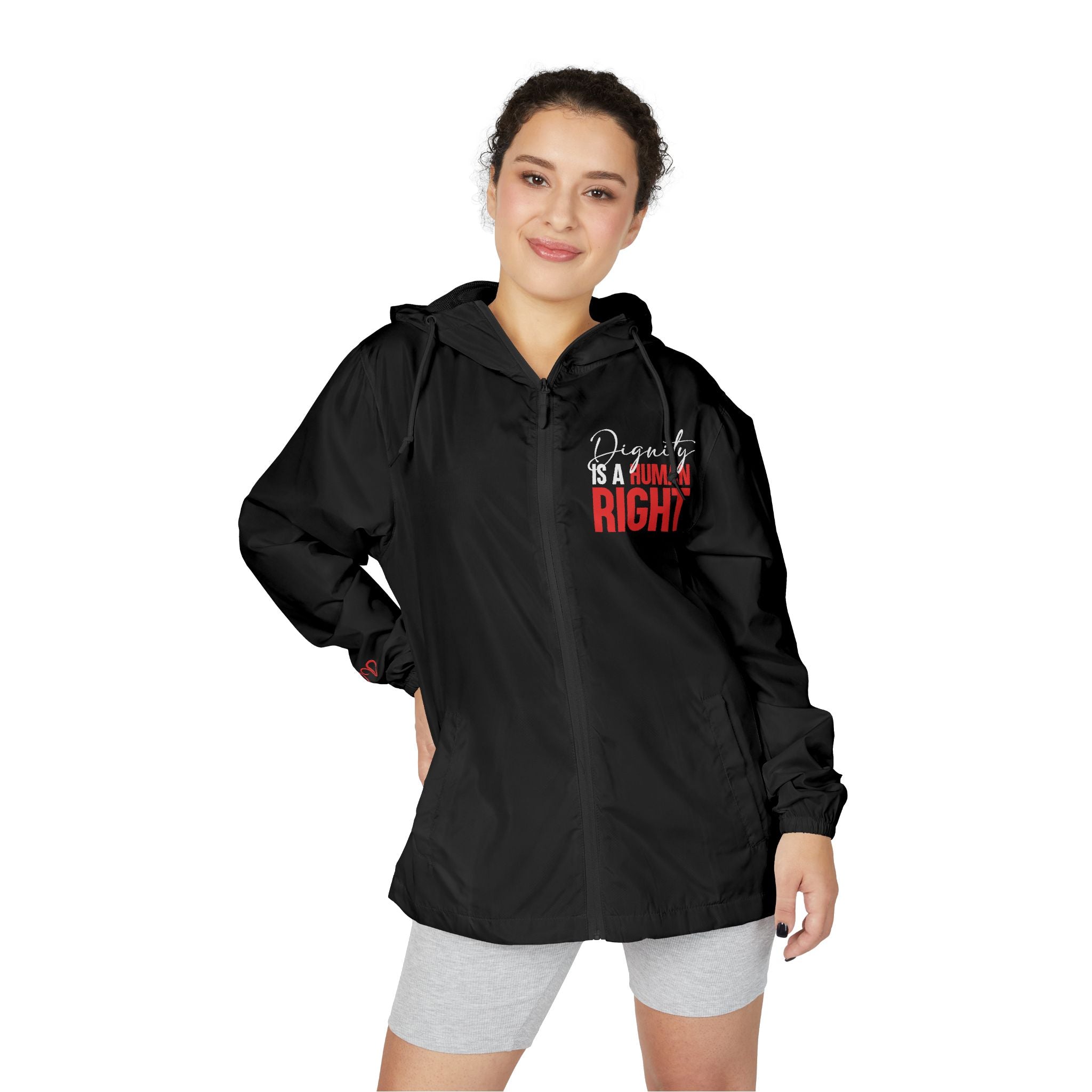 Dignity Is A Human Right Windbreaker