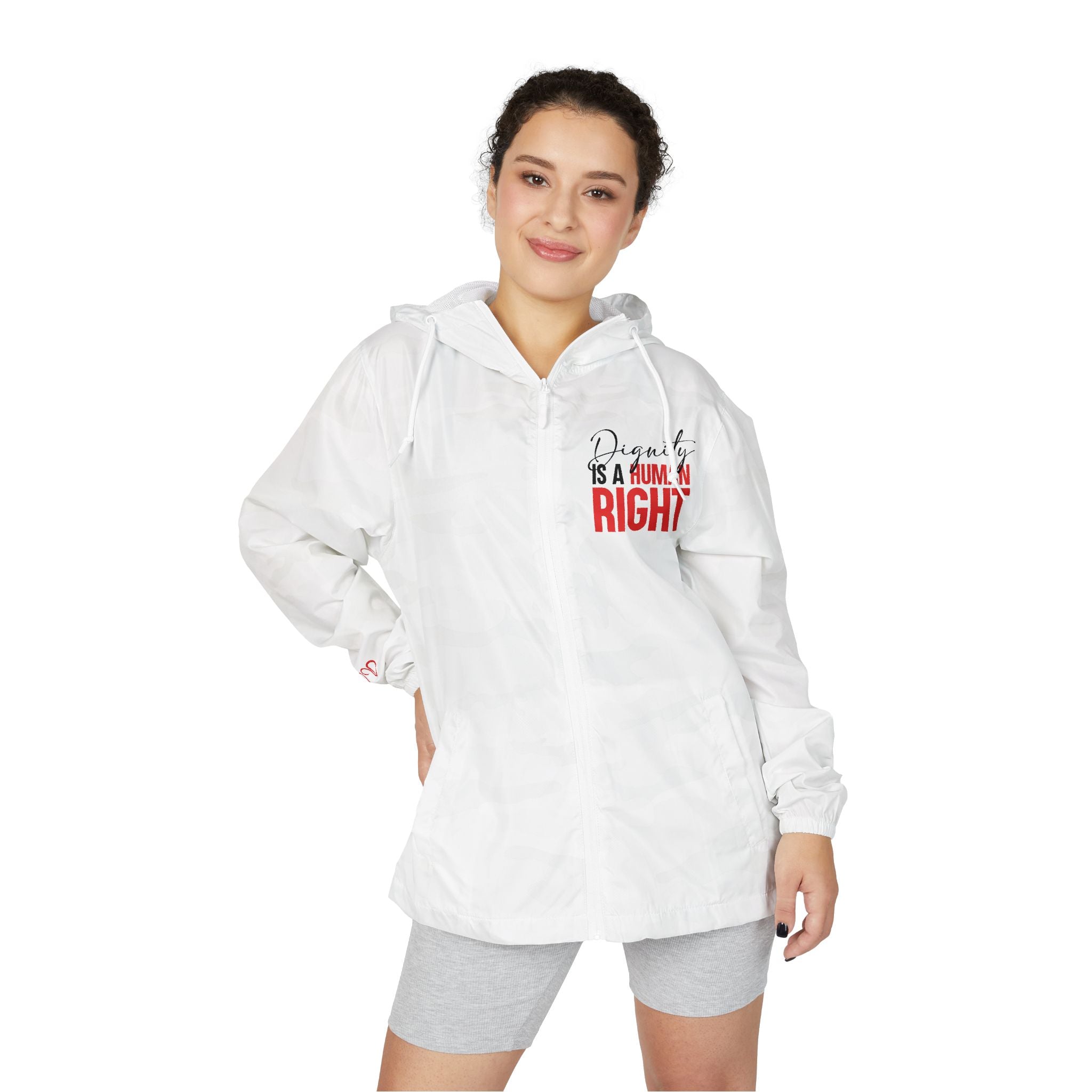 Dignity Is A Human Right Windbreaker